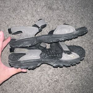 Nike ACG VTG Brown Leather Adjustable Sandal Shoes 307668-203 Men's US Size 8